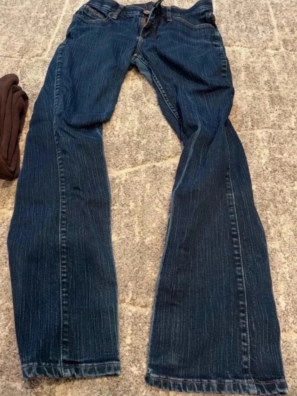 Wrangler Women’s Boot Cut Jeans in Dark Blue Denim